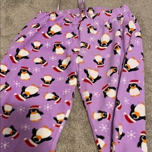 Penguin Christmas pajama pants